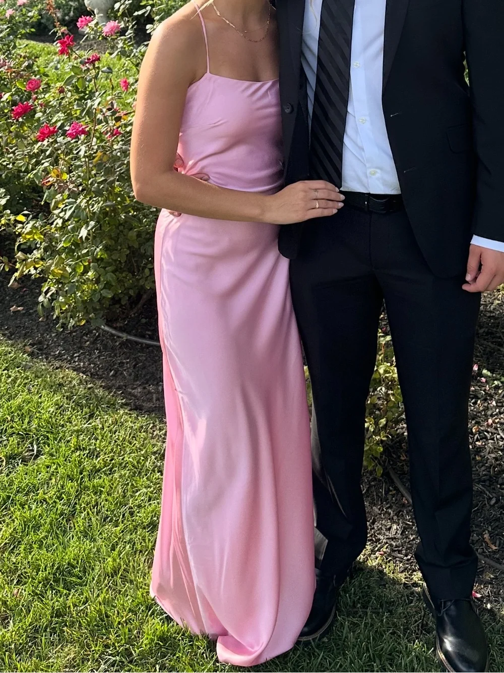 Show Me Your Mumu Light Pink Luxe Satin Dress